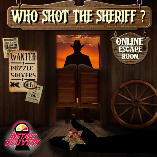 Who Shot The Sheriff? - Online Escape Room Experience *New For 2021* - The Panic Room Escape Ltd