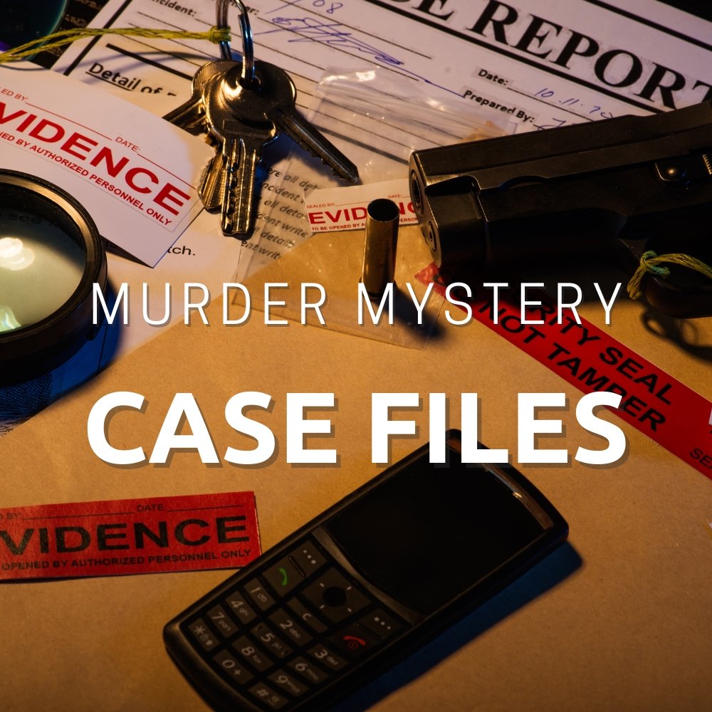 Murder Case Files - Murder Mystery Packs — The Panic Room Escape Ltd