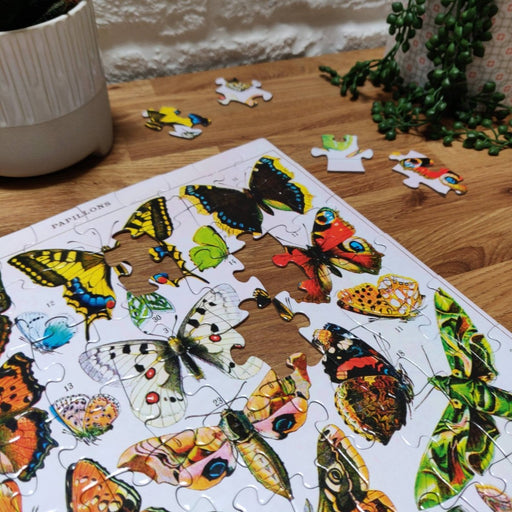 100 Piece Jigsaw - Vintage Butterflies - The Panic Room Escape Ltd