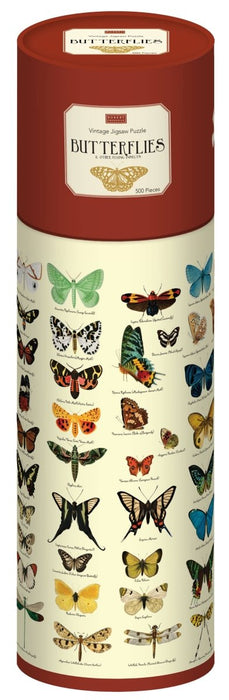 500 Piece Jigsaw in a Tube - Butterflies - The Panic Room Escape Ltd