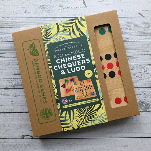 Bamboo Chinese Chequers & Ludo Set - The Panic Room Escape Ltd