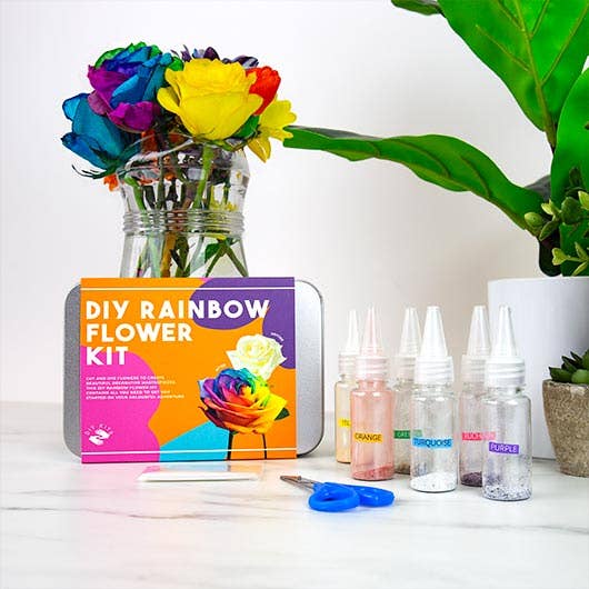 DIY Rainbow Flower Kit - The Panic Room Escape Ltd