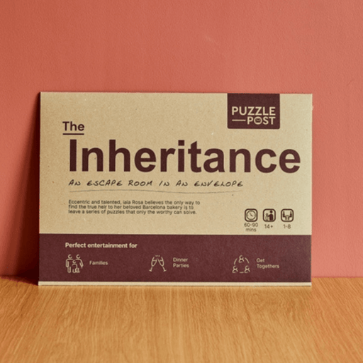 Escape Room in An Envelope: Dinner Party - THE INHERITANCE - The Panic Room Escape Ltd