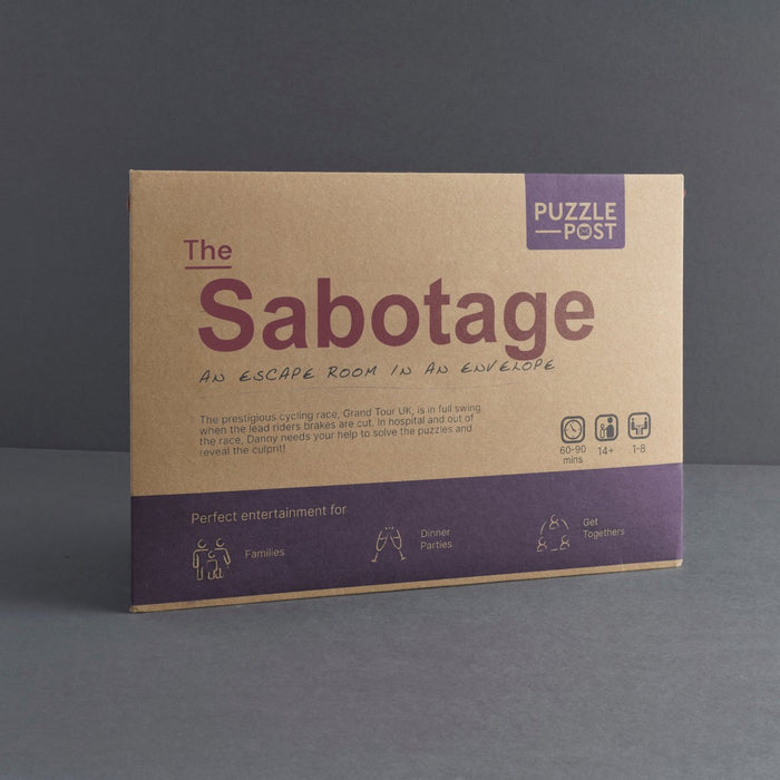 Escape Room in An Envelope: Dinner Party - The Sabotage - The Panic Room Escape Ltd