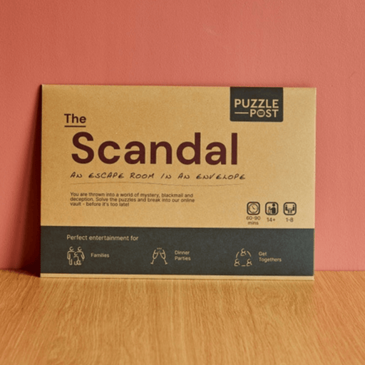 Escape Room in An Envelope: Dinner Party - THE SCANDAL - The Panic Room Escape Ltd