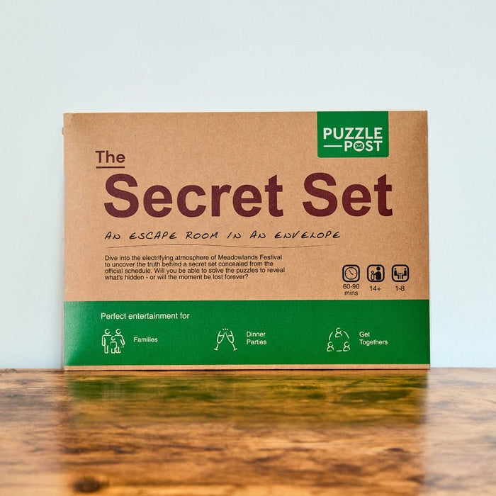 Escape Room in An Envelope: Dinner Party - THE SECRET SET - The Panic Room Escape Ltd