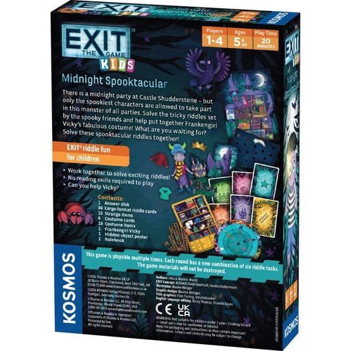 Exit Kids: Midnight Spooktacular - Escape Room Board Game - The Panic Room Escape Ltd