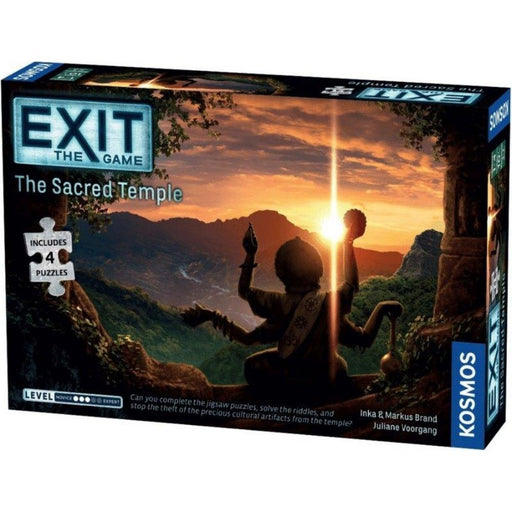 EXIT - The Sacred Temple Jigsaw Puzzle - Escape Room Board Game - The Panic Room Escape Ltd