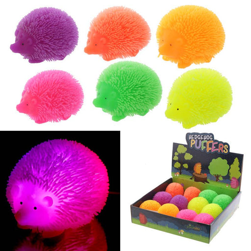 Hedgehog Squidgy Light Up LED Puff Pet - The Panic Room Escape Ltd