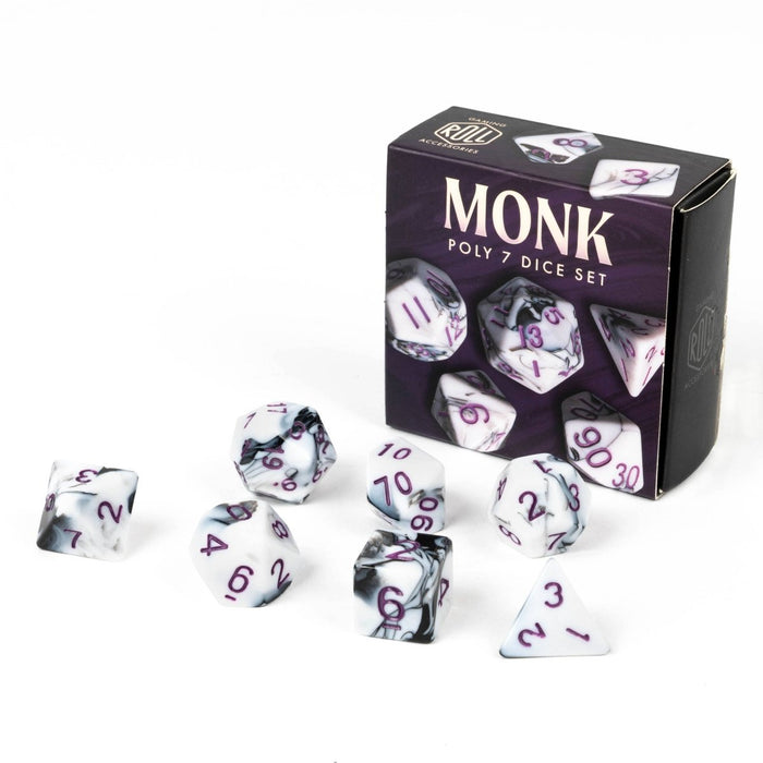 Monk 7 - Polyhedral Dice - The Panic Room Escape Ltd