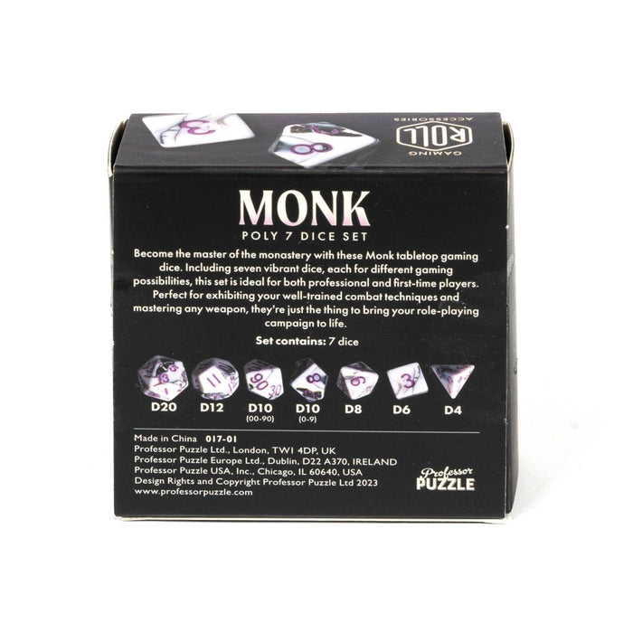 Monk 7 - Polyhedral Dice - The Panic Room Escape Ltd