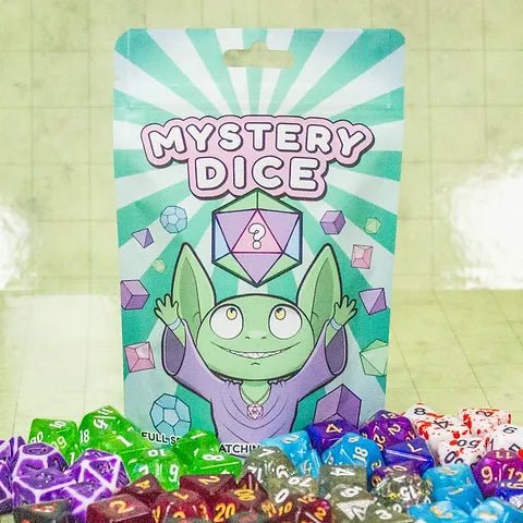 Mystery Dice (Full Set Acrylic & Resin) | Mystery Dice Goblin - The Panic Room Escape Ltd