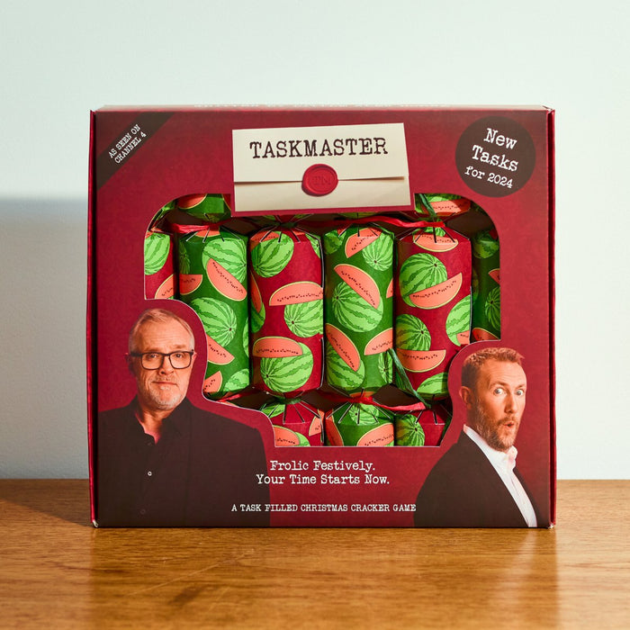 Official Taskmaster 2024 Christmas Crackers - Set of 6 - The Panic Room Escape Ltd