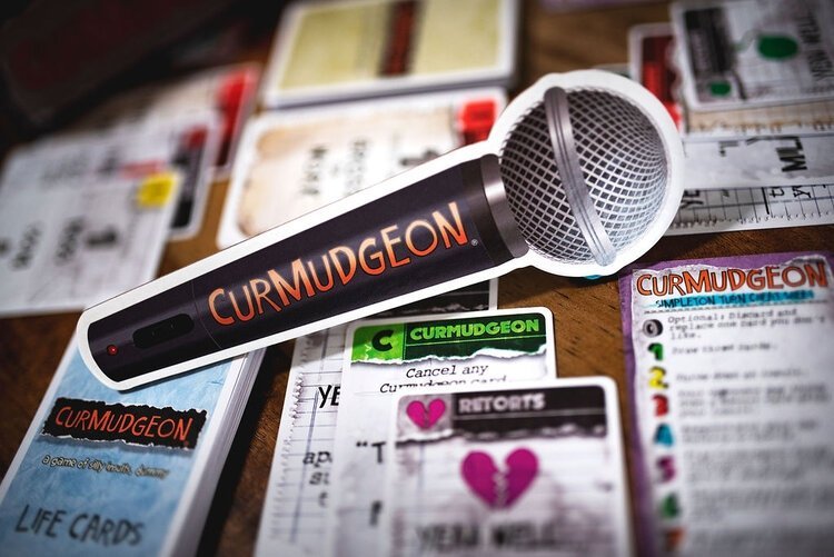 (Sun damaged) Curmudgeon - A Game Of Silly Insults - The Panic Room Escape Ltd