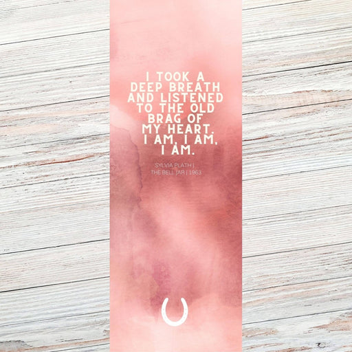 Sylvia Plath Literary Quote Bookmark - The Panic Room Escape Ltd