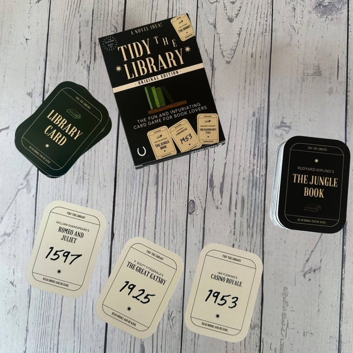 TIDY THE LIBRARY: The Original Card Game for Book Lovers - The Panic Room Escape Ltd