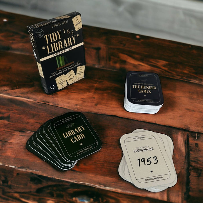 TIDY THE LIBRARY: The Original Card Game for Book Lovers - The Panic Room Escape Ltd