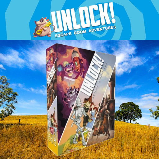 Unlock! 3 Secret Adventures - Escape Room Board Game - The Panic Room Escape Ltd