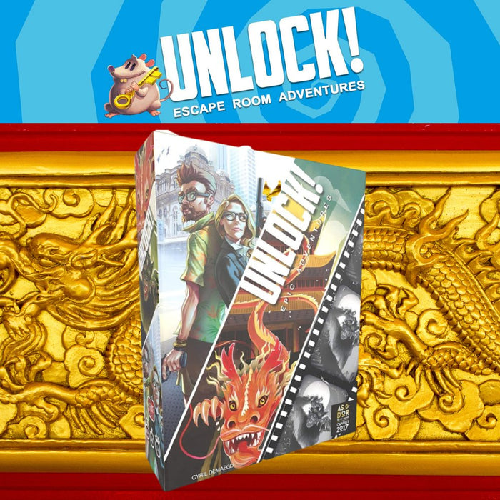 Unlock! 7 Epic Adventures - Escape Room Board Game - The Panic Room Escape Ltd