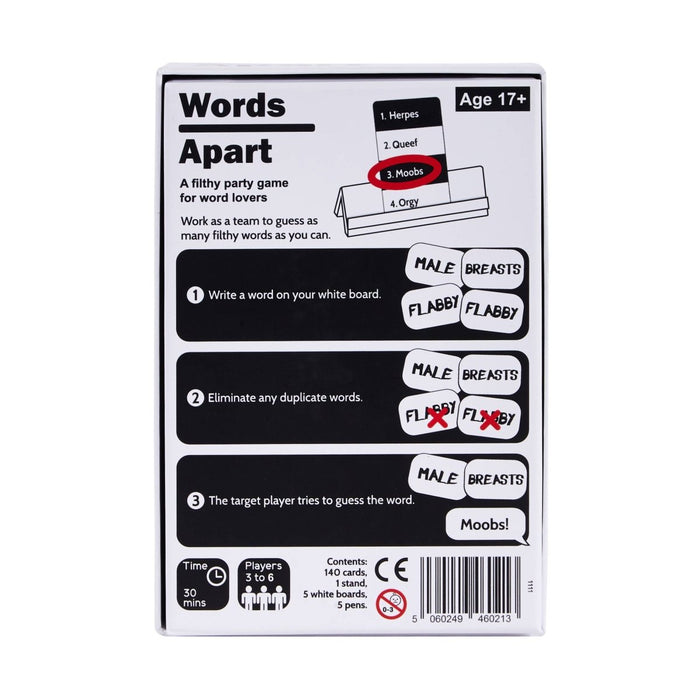 Words Apart Card Game - The Panic Room Escape Ltd