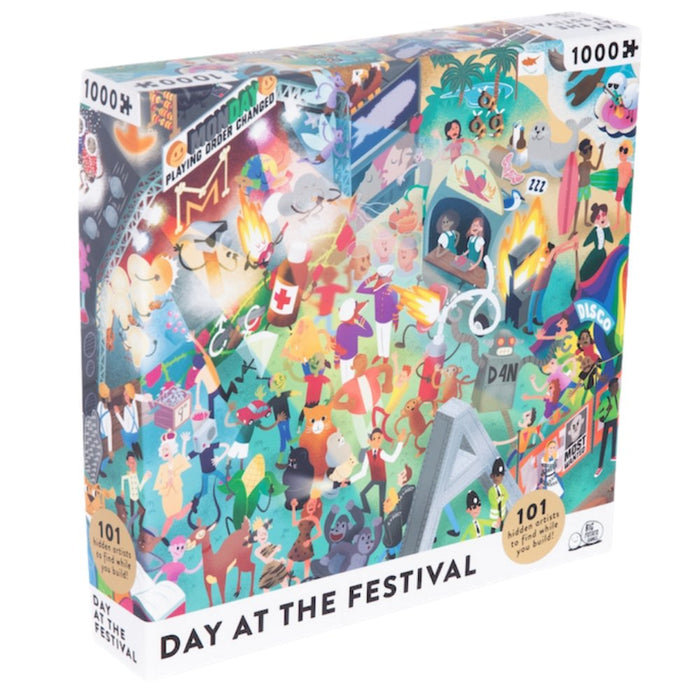 A Day At The Festival - A music jigsaw for grown-ups, which is also a game - 1000pcs - The Panic Room Escape Ltd