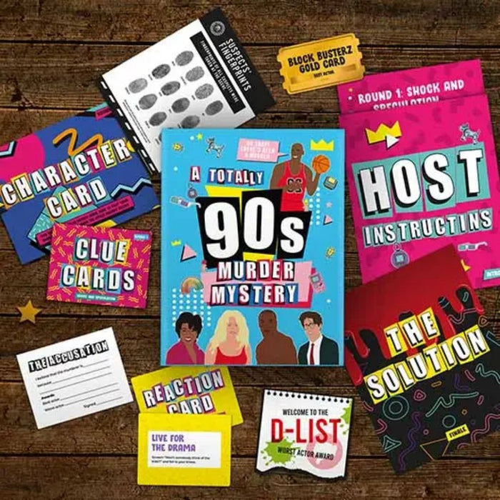 A Totally 90's - Murder Mystery Party Game - The Panic Room Escape Ltd