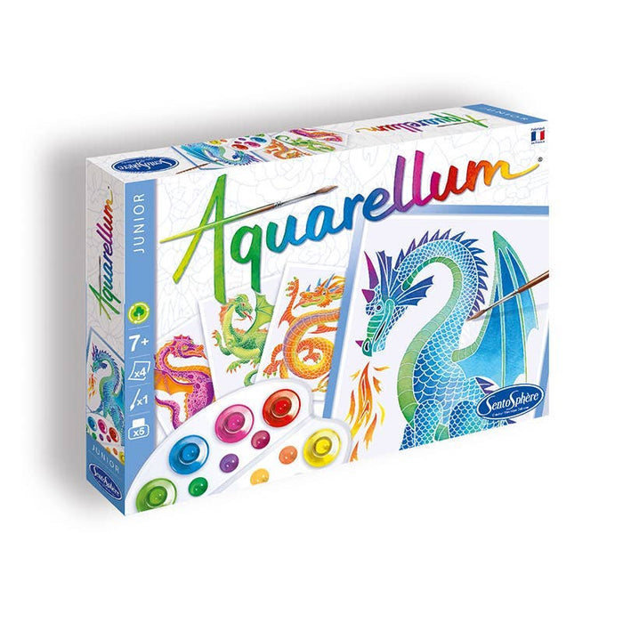 Aquarellum Dragons - Medium - Paint by Numbers - The Panic Room Escape Ltd