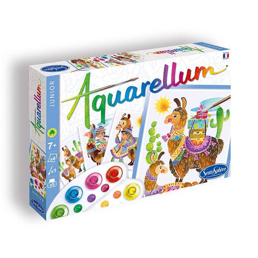 Aquarellum Llamas - Medium Watercolour Paint Set - The Panic Room Escape Ltd