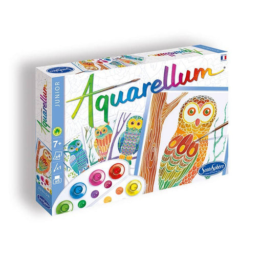 Aquarellum Owls - Medium - Paint by Numbers - The Panic Room Escape Ltd