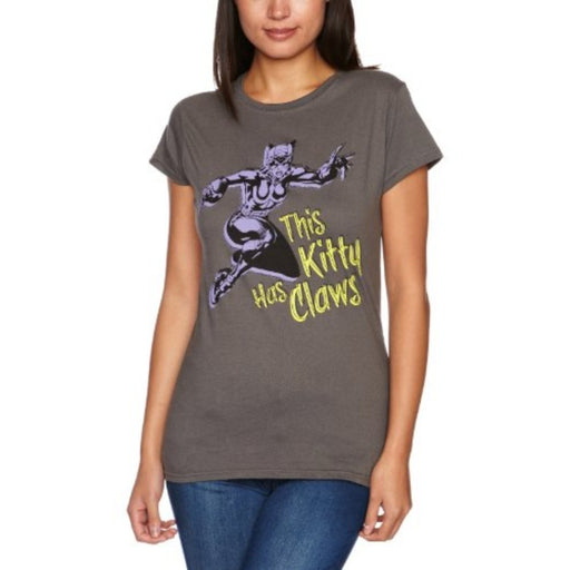 Batman - Catwoman "This kitty has claws" Ladies T-Shirt - The Panic Room Escape Ltd
