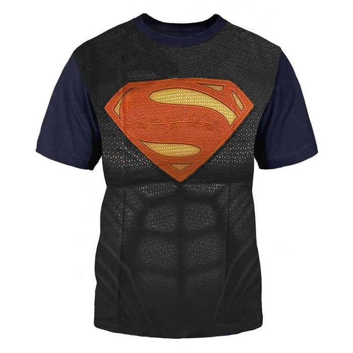 Batman vs Superman Costume All Over - Kids blue T-Shirt - The Panic Room Escape Ltd
