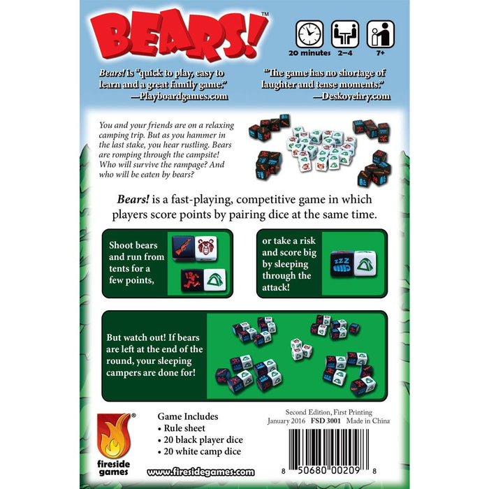 Bears Board Game - The Panic Room Escape Ltd