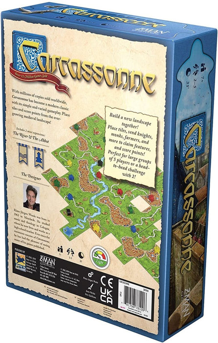 Carcassonne (2015 New Edition) - Board Game - The Panic Room Escape Ltd