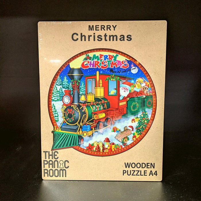 Christmas Train 2 - Deluxe 3D Wooden Jigsaw Puzzle - The Panic Room Escape Ltd