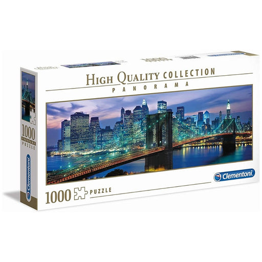 Clementoni - 39434 - High Quality Collection Panorama puzzle for adults and children - New York Brooklyn Bridge - 1000 Pieces - The Panic Room Escape Ltd