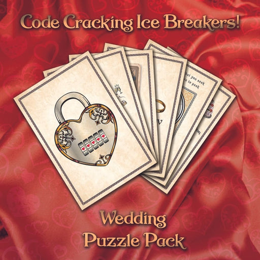 Code Cracking Ice Breakers - Wedding Puzzle Pack - The Panic Room Escape Ltd