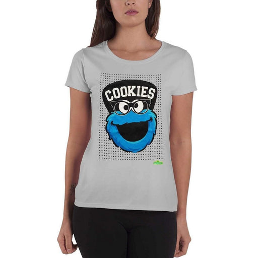 Cookie Monster - Women's Grey T-Shirt - The Panic Room Escape Ltd