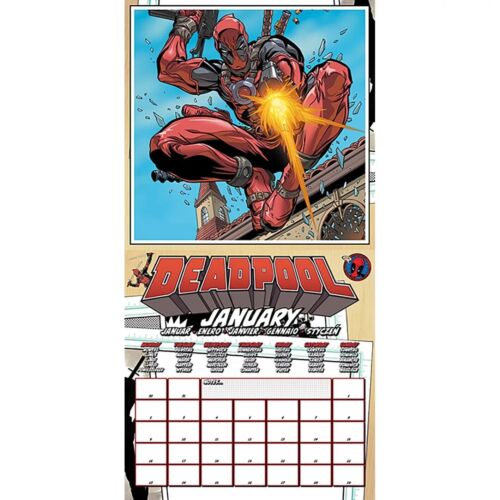 Deadpool 2023 30 x 30cm Calendar - The Panic Room Escape Ltd
