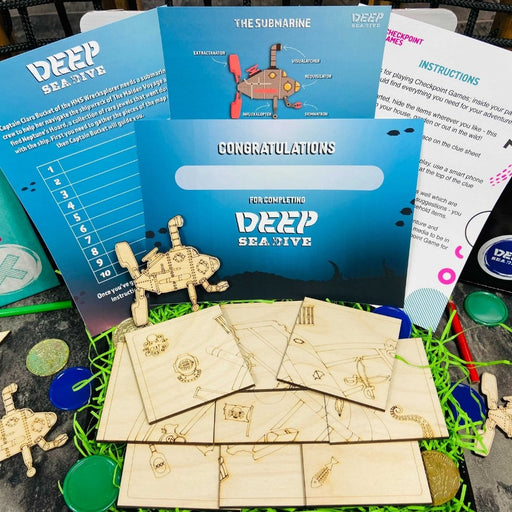 Deep Sea Dive - Play At Home Puzzle Adventure Trail - The Panic Room Escape Ltd