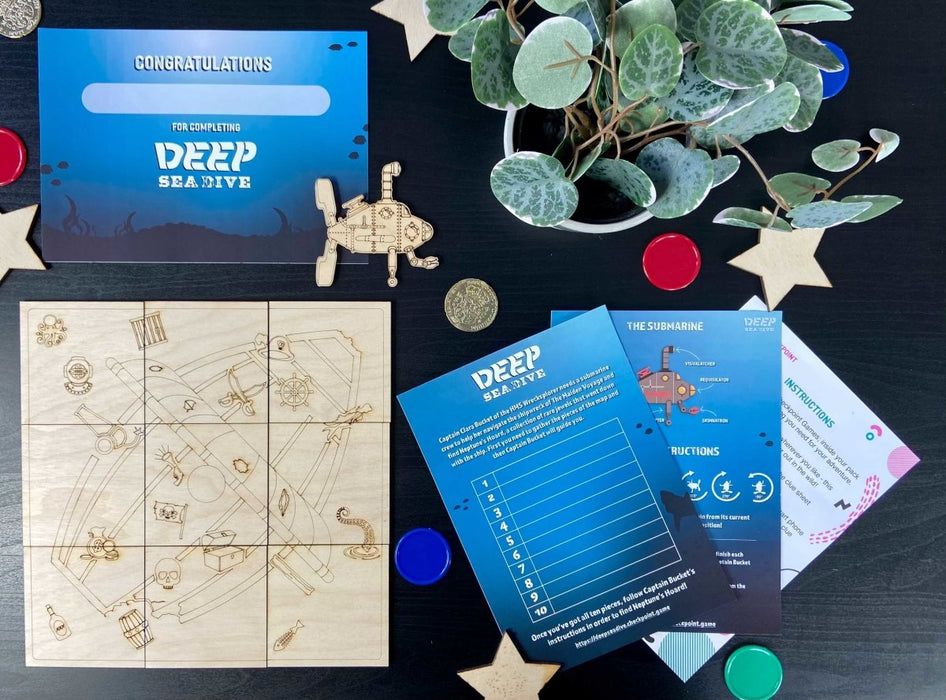Deep Sea Dive - Play At Home Puzzle Adventure Trail - The Panic Room Escape Ltd