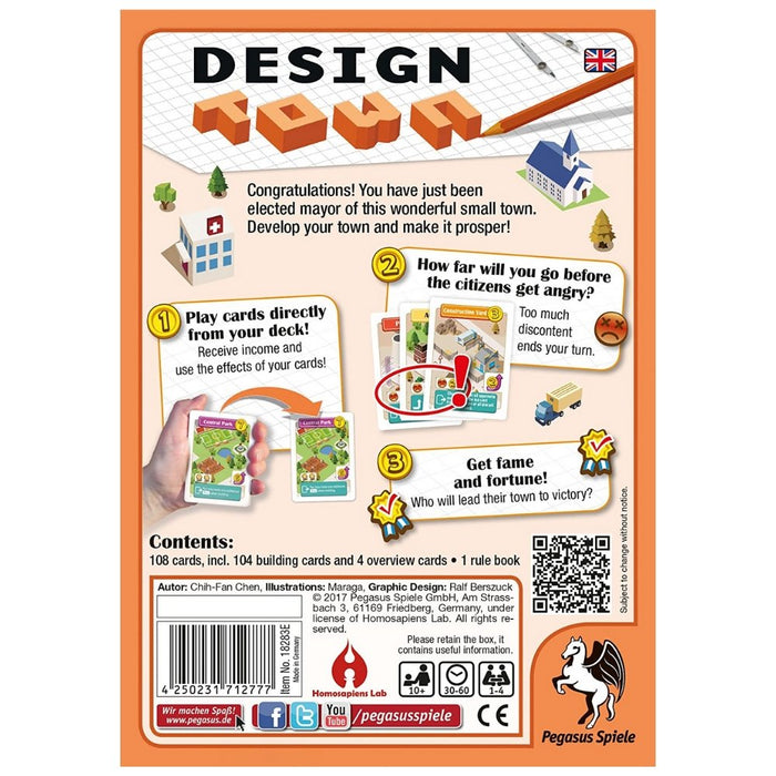 Design Town - City Building Card Game - The Panic Room Escape Ltd