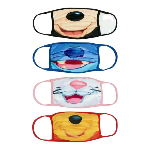 Disney Store Re-Useable Face Coverings Masks Disney Faces 4 Pack - Large - The Panic Room Escape Ltd