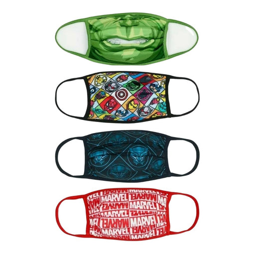 Disney Store Re-Useable Face Coverings Masks Marvel 4 Pack - Extra Large - The Panic Room Escape Ltd