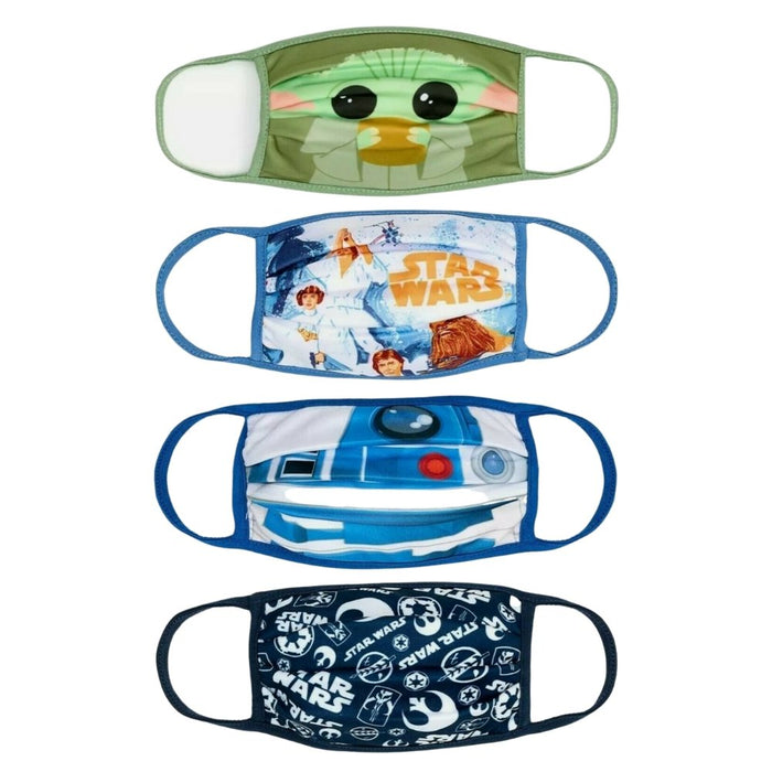 Disney Store Re-Useable Face Coverings Masks Star Wars 4 Pack - Large - The Panic Room Escape Ltd
