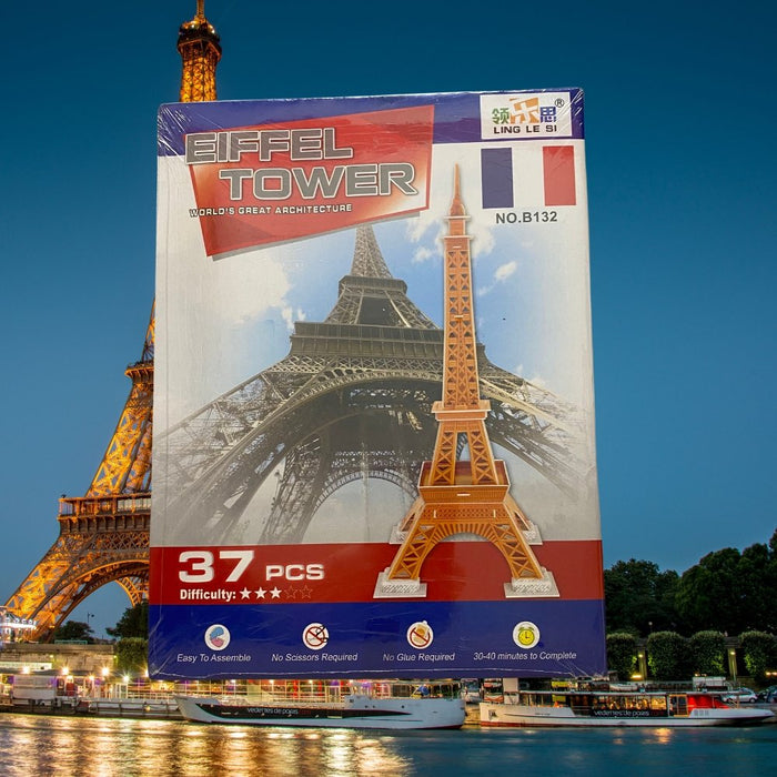 Eiffel Tower - 3D Landmark Puzzle - The Panic Room Escape Ltd
