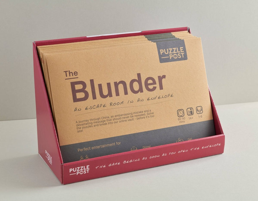 Escape Room in An Envelope: Dinner Party - THE BLUNDER - The Panic Room Escape Ltd