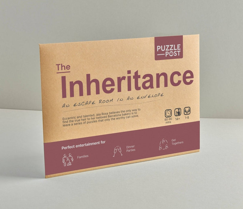 Escape Room in An Envelope: Dinner Party - THE INHERITANCE - The Panic Room Escape Ltd