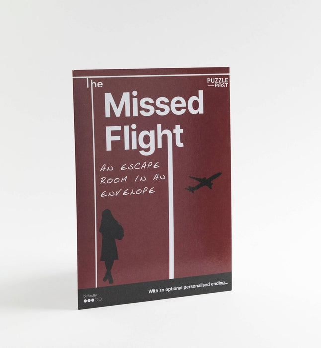 Escape Room in an Envelope: The Missed Flight Board Game - The Panic Room Escape Ltd