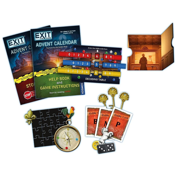 Exit: Advent Calendar - The Hunt For The Golden Book - The Panic Room Escape Ltd