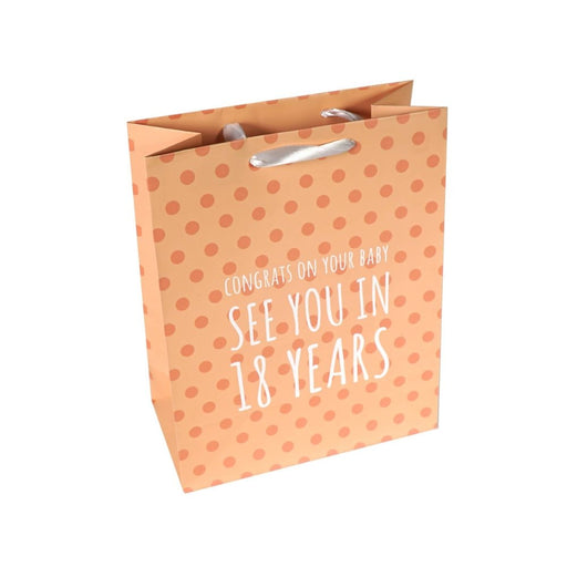 Funny Medium Gift Bag: "See You in 18 Years" - The Panic Room Escape Ltd